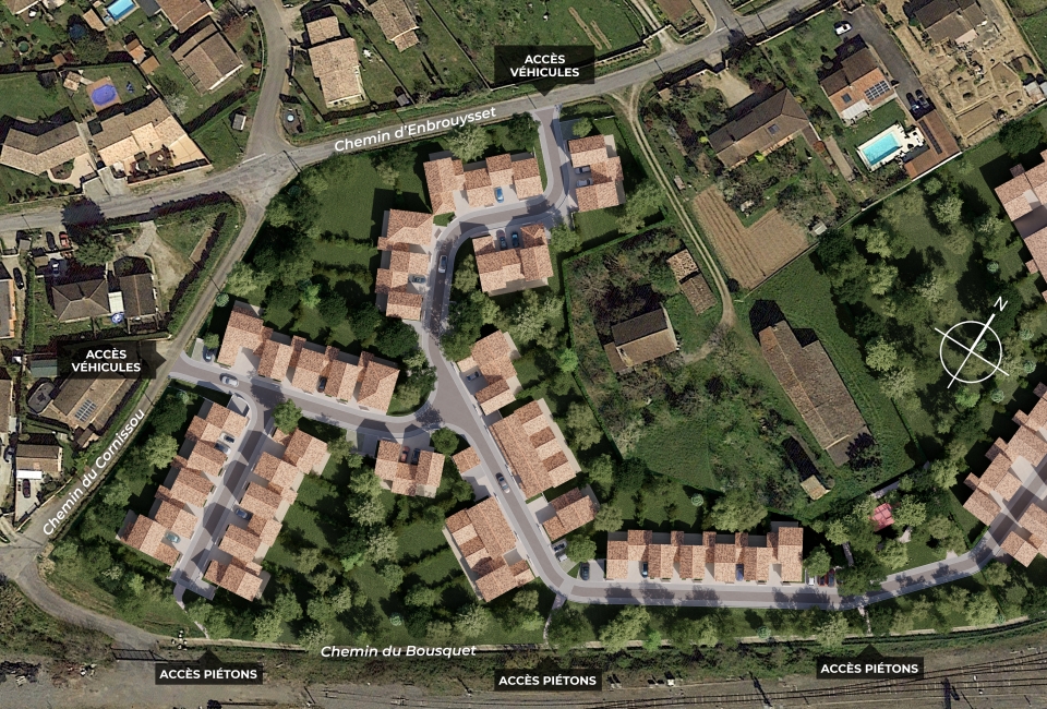 Demeures de la Pointe - Plan de masse