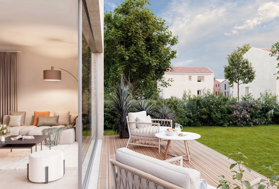 vue jardin Blazy